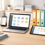 Hatékony irodai iratrendezés modern iratszekrénnyel és fájlokkal